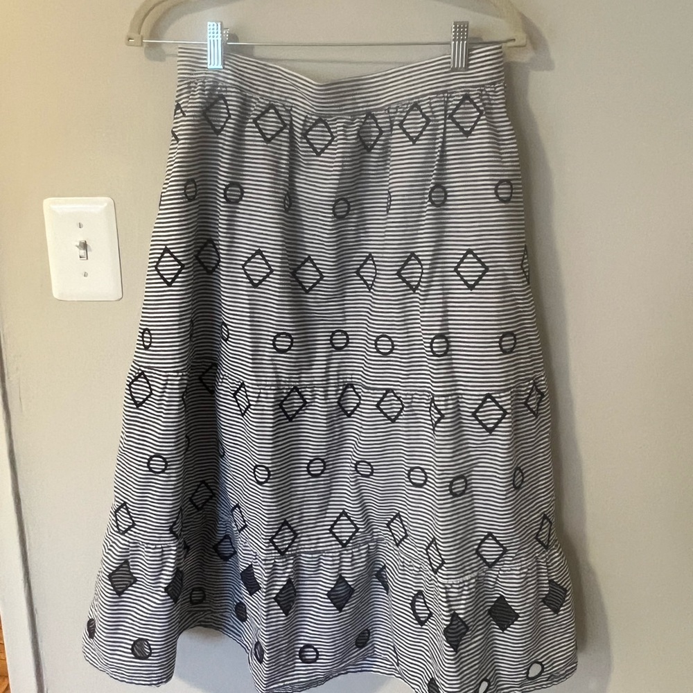 Navy Madewell skirt